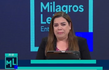 Milagros Leiva rompe en llanto