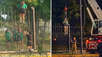 ¿La joven que fue bajada con grúa en Parque Fundidora realmente existió? Esto es lo que sabemos