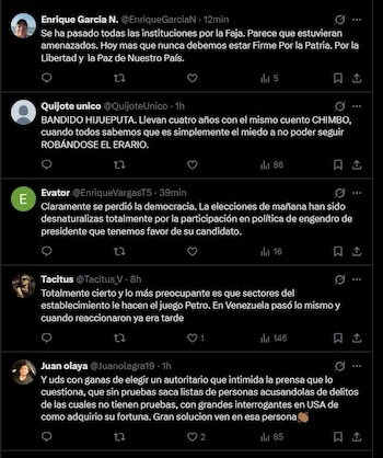 Así reaccionaron los usuarios de X al pronunciamiento de Bruce Mac Master sobre la presunta participación indebida en política del presidente Gustavo Petro - crédito @BruceMacMaster/X