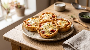 Receta de canastitas de atún y queso, rápida y fácil