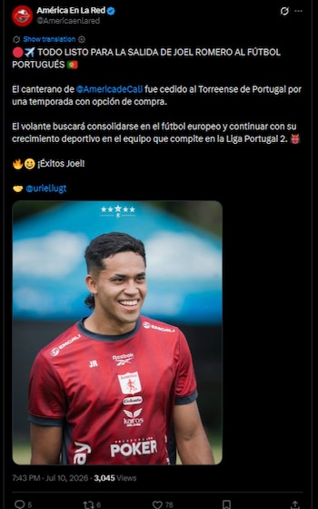El equipo americano jugará el amistoso ante Pumas de México-crédito @Americaenlared/X