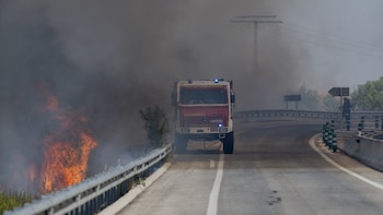 Interrumpida la circulación del AVE entre Madrid y Barcelona por un incendio cercano a las vías