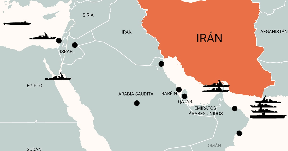 EEUU desplegó la mayor fuerza militar en Medio Oriente en más de dos décadas mientras crece la tensión con Irán - Infobae