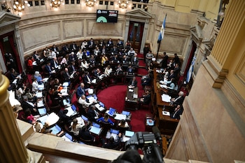 El pleno del Senado durante