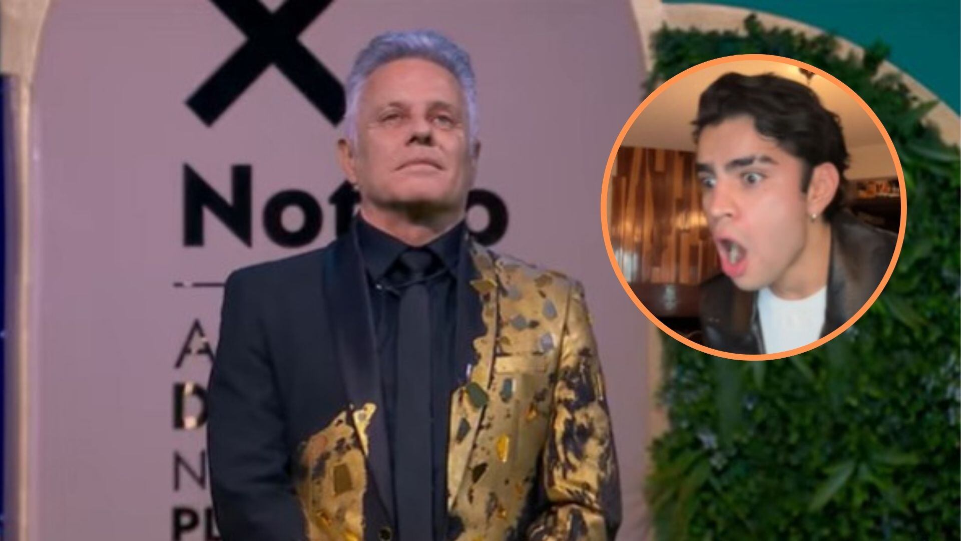 El influencer lamentó el sexto lugar del actor y mostró su decepción en redes sociales. (Captura de pantalla @aaronmercury)