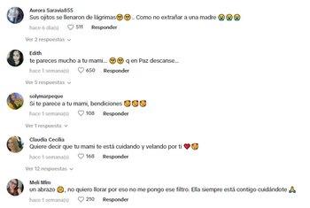 Usuarios expresaron su cariño a