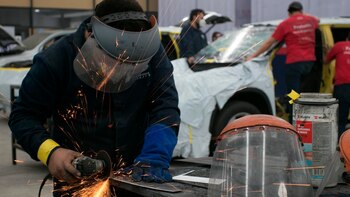 El procediendo de blindar un