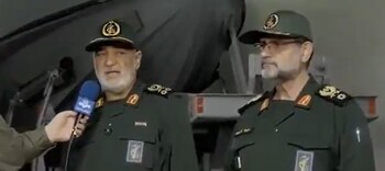 El general Hossein Salami, jefe
