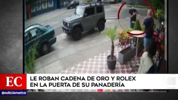 Miraflores: delincuentes roban cadena de