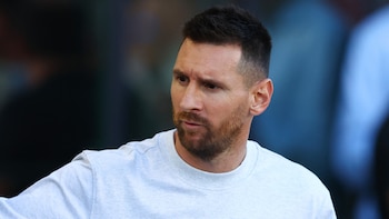 Lionel Messi fue a ver