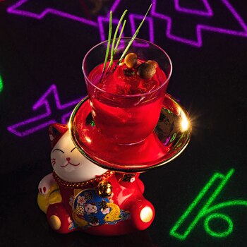 Cóctel Tierra, elaborado con vodka