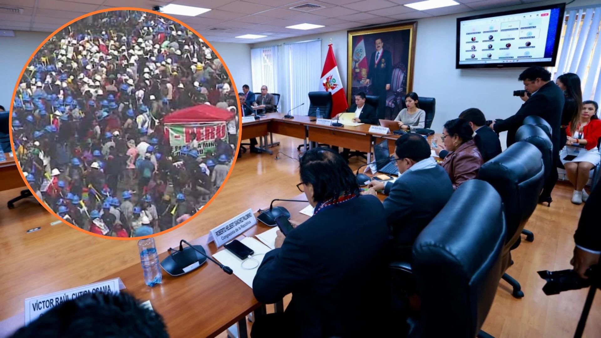 Comisión de Energía y Minas del Congreso rechazó predictamen de la Ley Mape. (Foto: Infobae Perú/Congreso de la República)
