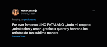 El recuerdo de Moria Casán