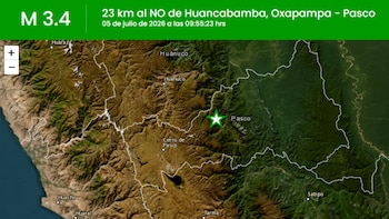 Sismo en Pasco