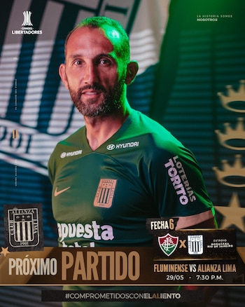 Alianza Lima visitará a Fluminense en Brasil por la fecha 6 de la Copa Libertadores 2024.