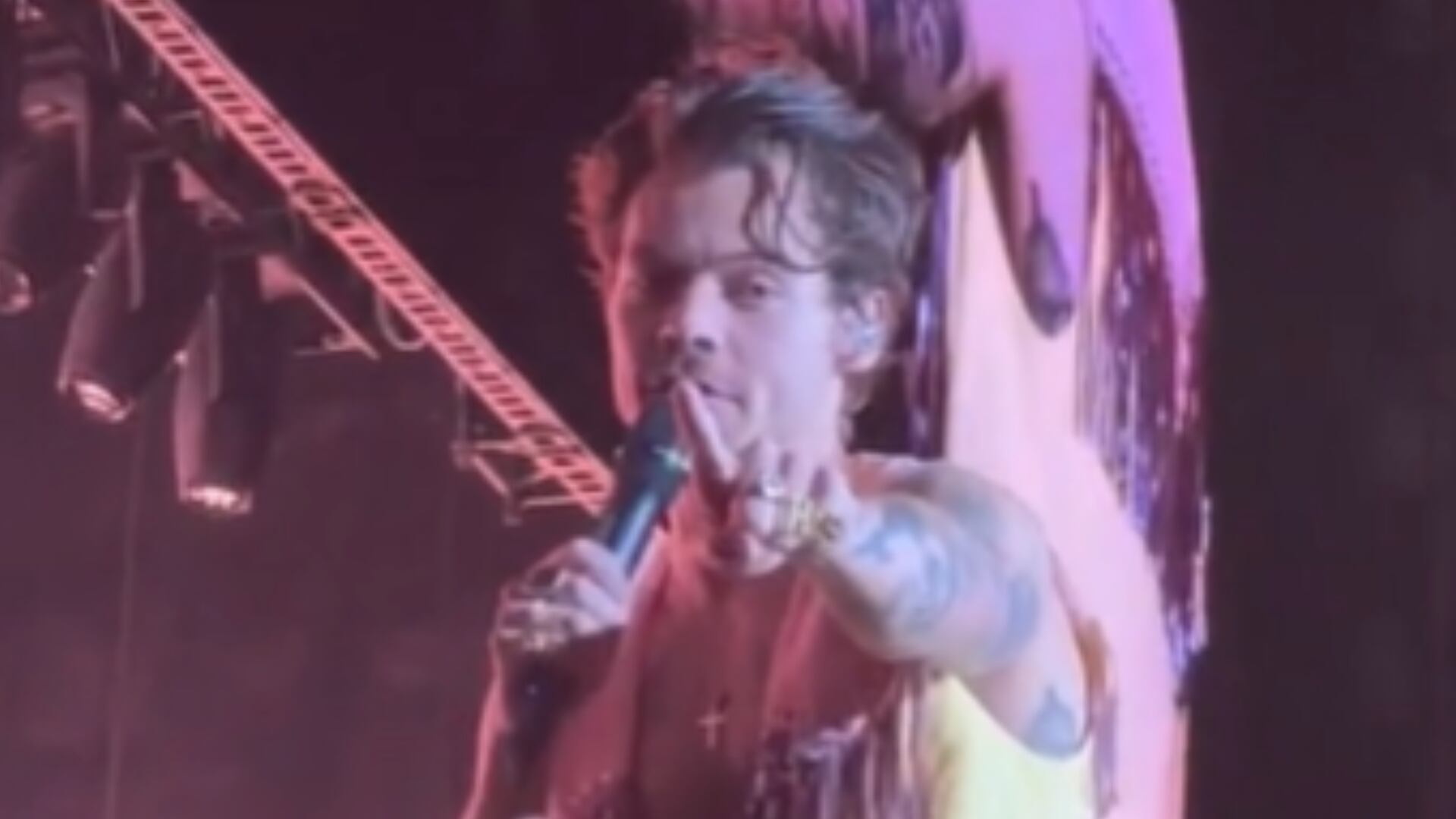 Harry Styles bromeó con sus fans, les dijo que él