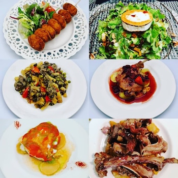 Platos del restaurante Es Guix