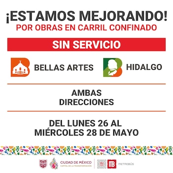 Estas serán las estaciones afectadas