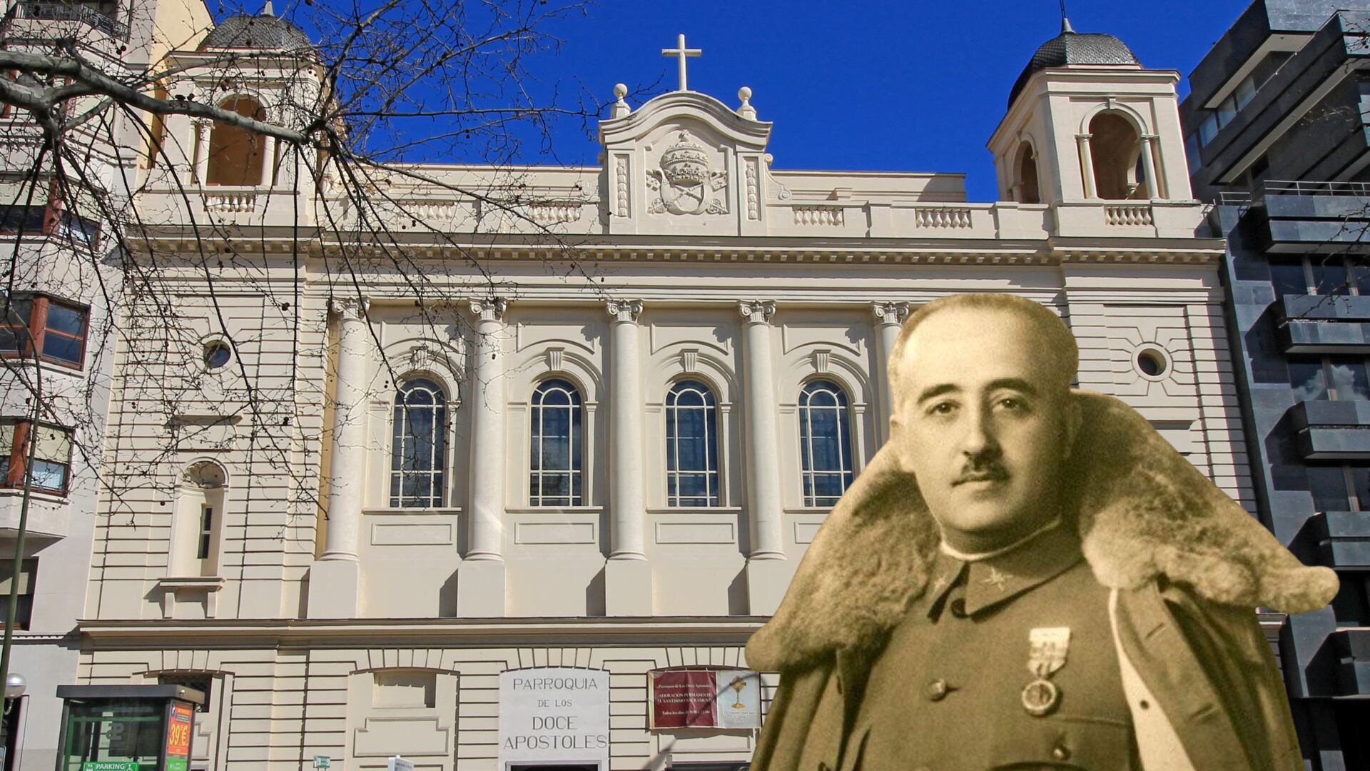 Esta es la iglesia del centro de Madrid donde se celebra la misa por los 50 años de la muerte del dictador Francisco Franco