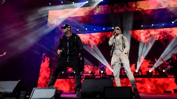 El recital de Wisin y