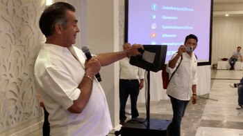 El candidato independiente Jaime Rodríguez