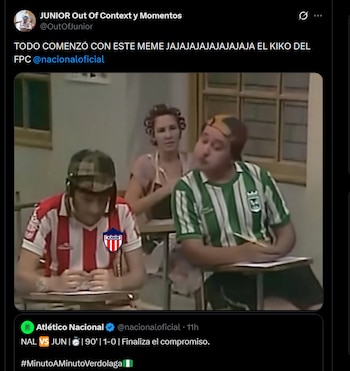 Meme - crédito @OutOfJunior/X