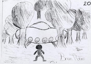 "El ser tenía un cuello