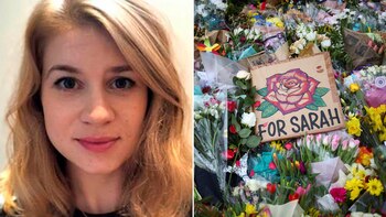 Sarah Everard y uno de