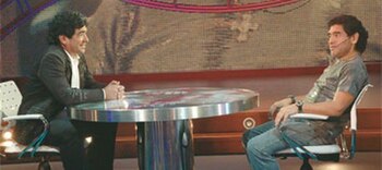 Diego Maradona se entrevistó a