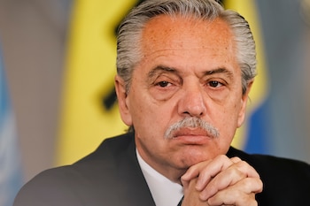 Fotografía de archivo del expresidente de Argentina Alberto Fernández (2019-2023. EFE/ Juan Ignacio Roncoroni ARCHIVO