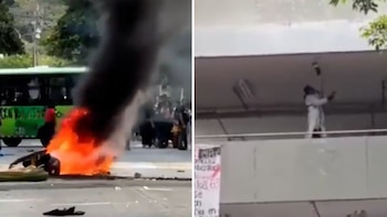 Desmanes en inmediaciones de la Universidad Nacional de Palmira: encapuchados bloquearon la vía Palmira-Candelaria por siete horas