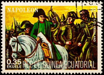 Un sello con estampa napoleónica,