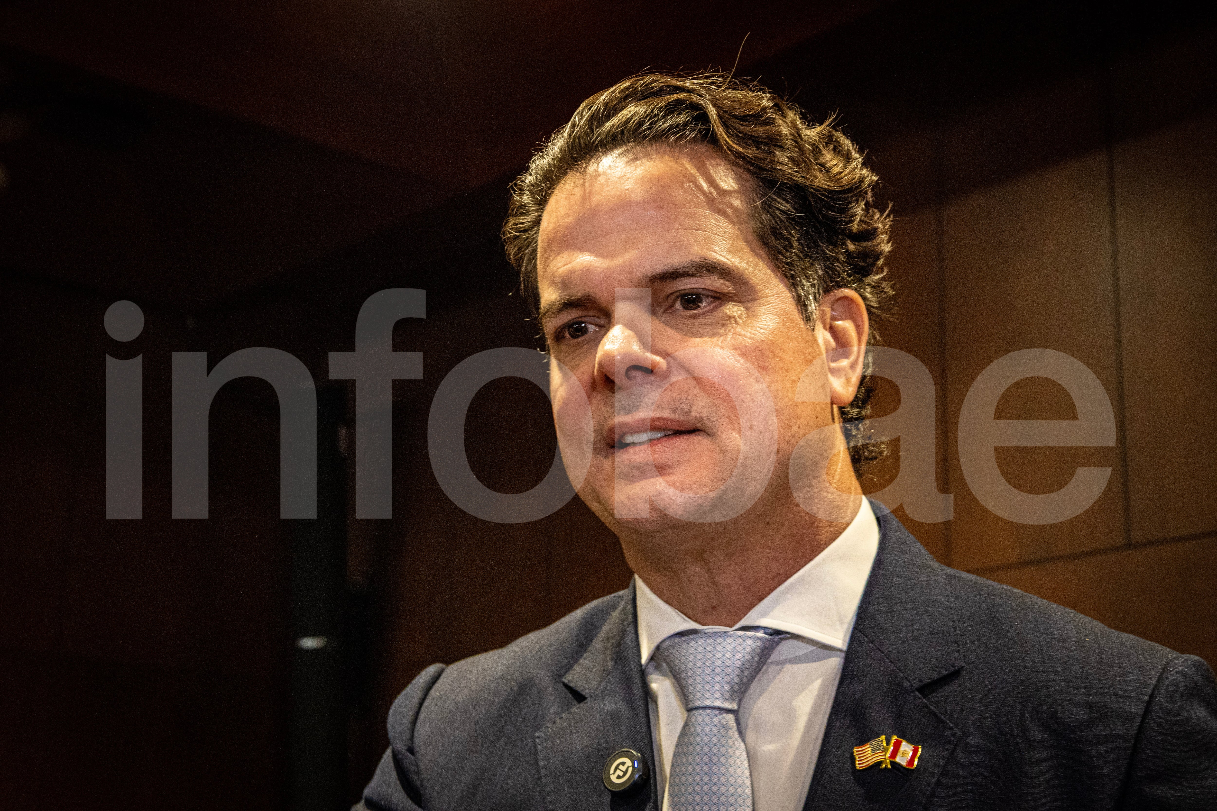 Bernie Navarro, embajador de Estados Unidos en Perú. (Foto: Paula Elizalde)
