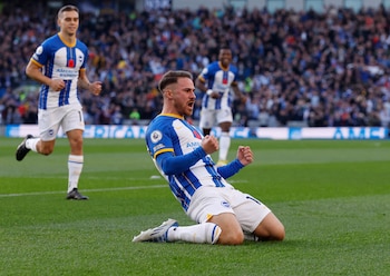 Alexis Mac Allister marcó el gol más rápido del Brighton en la Premier League (Reuters/Andrew Couldridge)