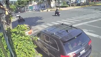 El brutal choque entre dos