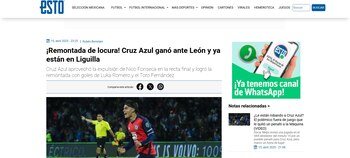 Y el portal reseñó la