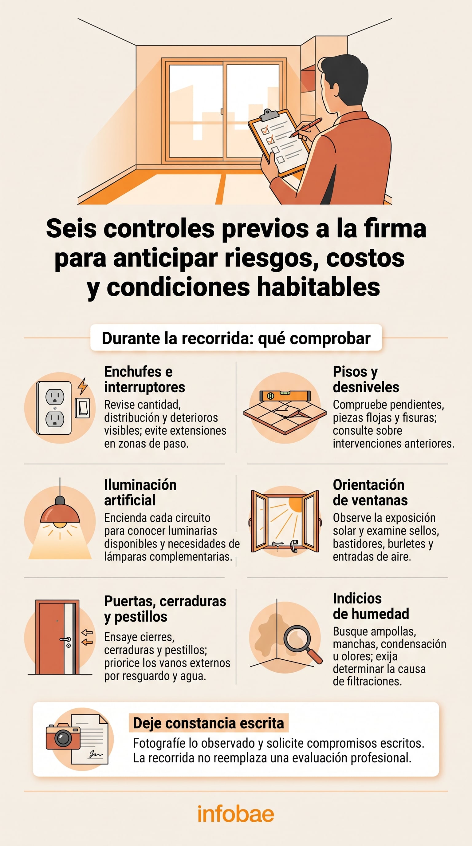 Las condiciones del inmueble pueden influir en la seguridad, el consumo energético, el confort y la calidad del aire. (Imagen Ilustrativa Infobae)