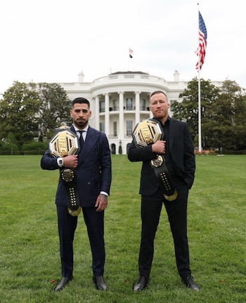 Ilia Topuria y Justin Gaethje se enfrentarán en la Casa Blanca el domingo 14 de junio.
