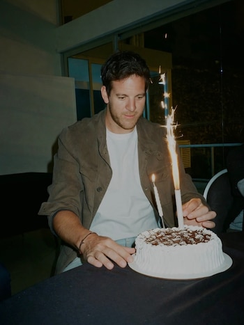El extenista tandilense celebró su cumpleaños número 38 (@delpotrojuan)