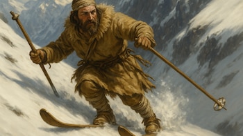 El deshielo de un glaciar