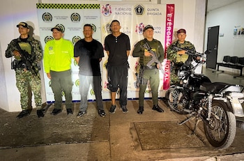 Los delincuentes fueronc apturados cuando