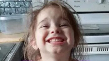 La niña de dos años