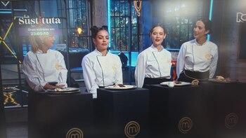 Las participantes presentaron su plato