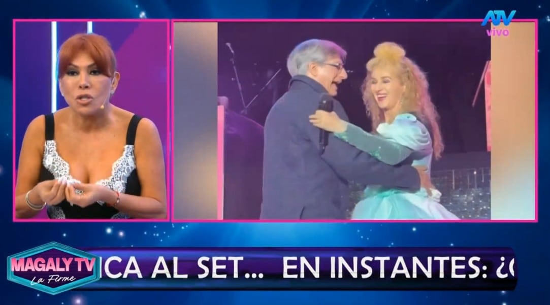 Magaly Medina reacciona a revelación de Katia Condos sobre su separación de Federico Salazar: “Qué raro”. Captura: Magaly TV La Firme.