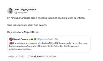 El periodista Juan Diego Quesada