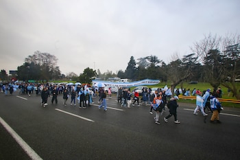Recibimiento Selección Argentina - Ezeiza - Predio AFA.