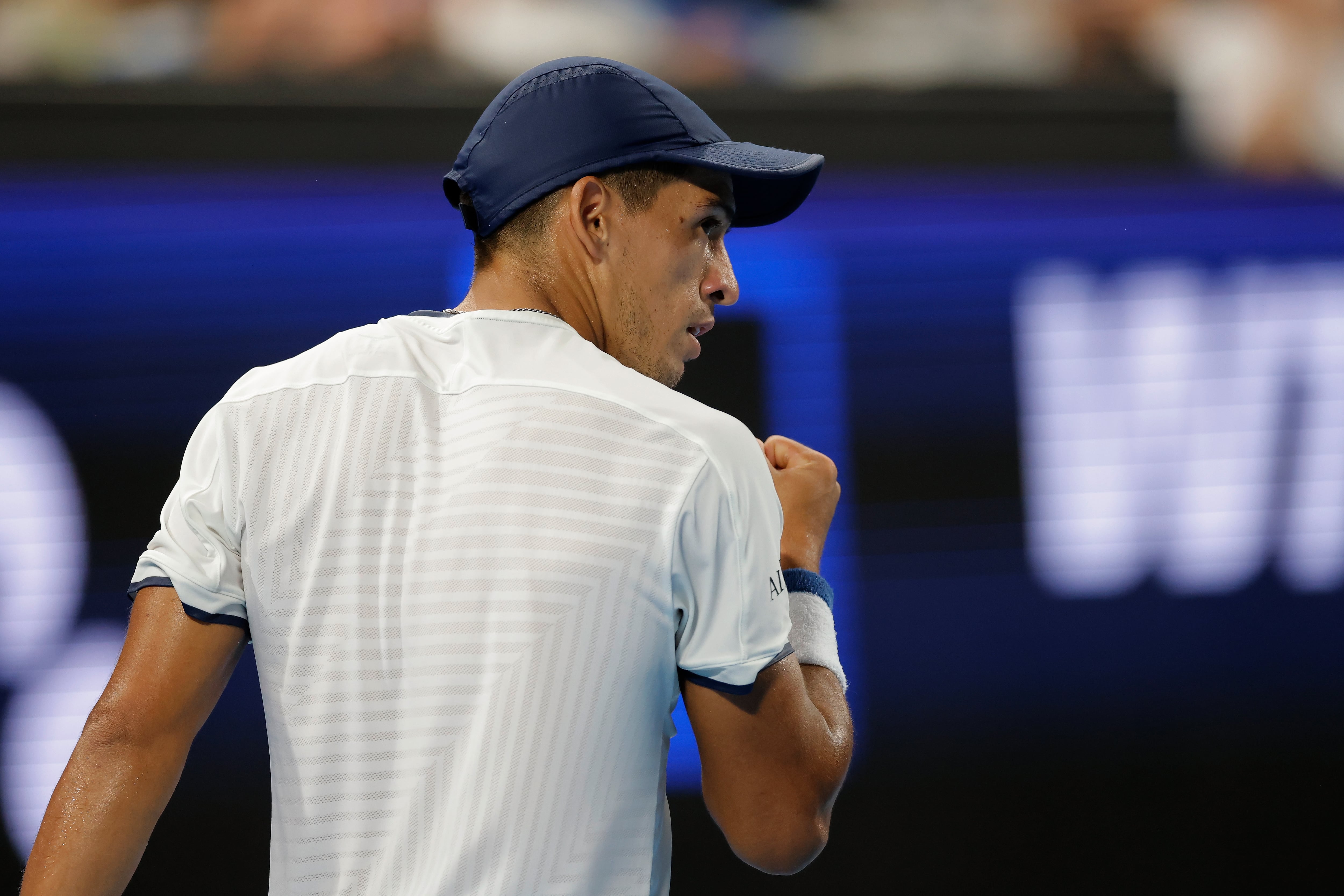 Sebastián Báez logró superar al estadounidense Taylor Fritz por primera vez en su carrera (Foto: EFE/EPA/RICHARD WAINWRIGHT)