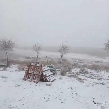 Hay alerta amarilla por nevadas