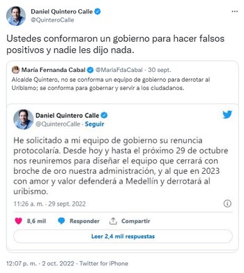 El alcalde mencionó a los
