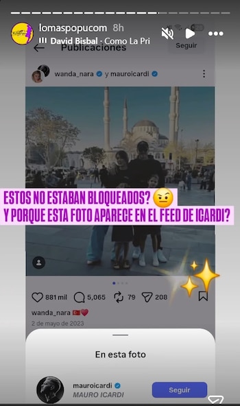 Una foto familiar de Mauro